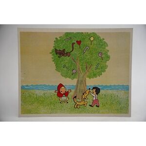 Cooper Films The Sugar Plum Tree Art Print 1971 Vintage Childrens Poem